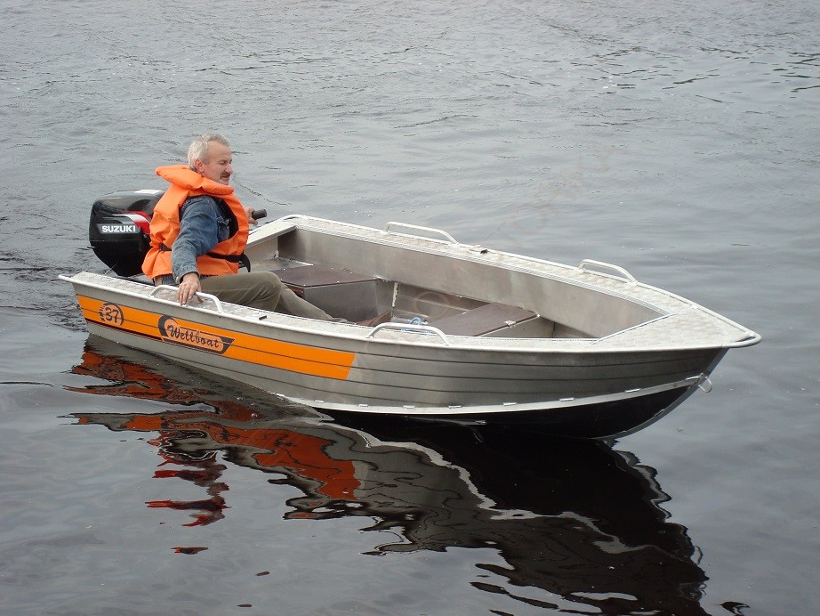 Алюминиевая лодка Wellboat-37