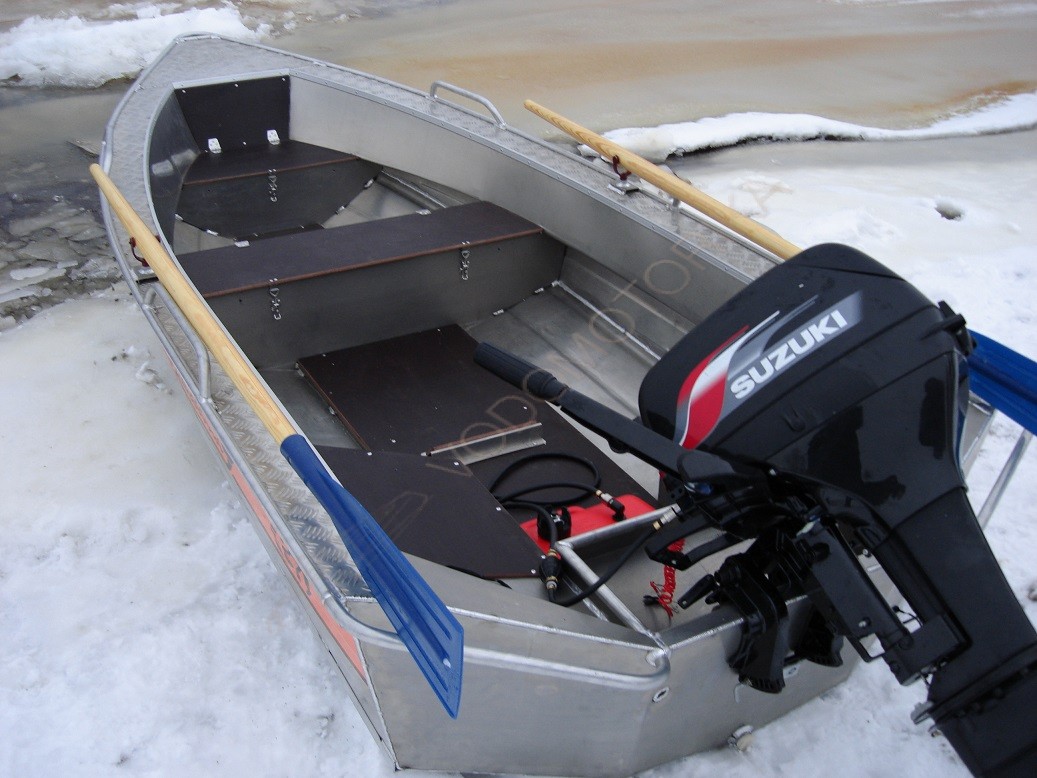 Алюминиевая лодка Wellboat-37