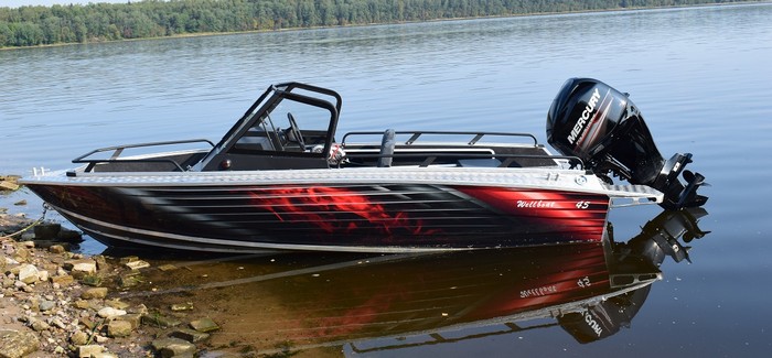 Алюминиевая лодка Wellboat 45АU