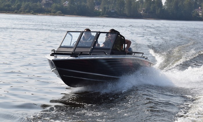 Алюминиевая лодка Wellboat 45АU