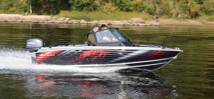 Алюминиевая лодка Wellboat 45АU