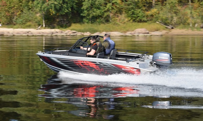 Алюминиевая лодка Wellboat 45АU