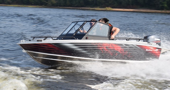 Алюминиевая лодка Wellboat 45АU