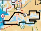Карта Navionics Gold для эхолотов Humminbird 38XG/SD (Центр. регион)