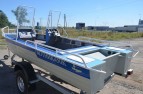 Алюминиевая моторно-гребная лодка Охотник 450К