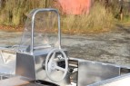 Алюминиевая лодка Алюмакс-435 с консолью